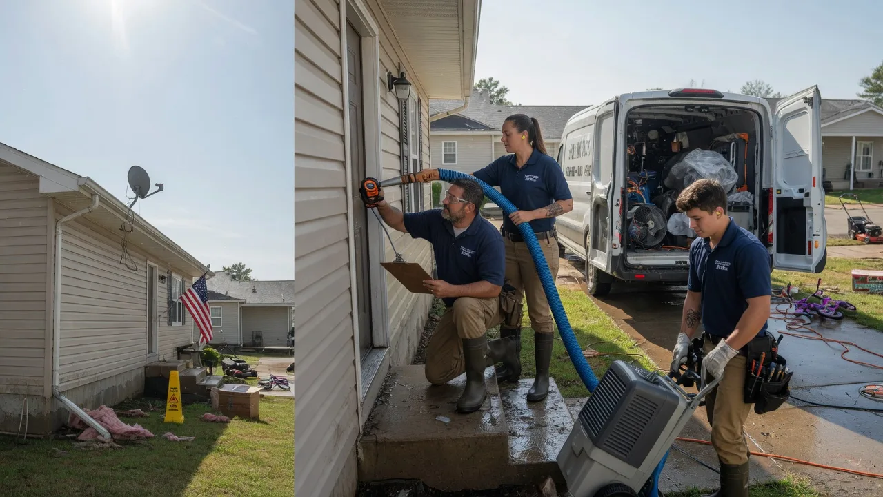 Ceiling Water Damage Restoration in Grace City, ND near me